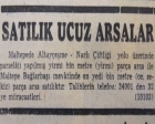 1954 yılında Maltepe'de 37 bin metrekare arsa ucuz fiyata satılacakmış!