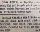 1944 yılında Kapalıçarşı'da bir dükkan 8 bin liraya satılacakmış!