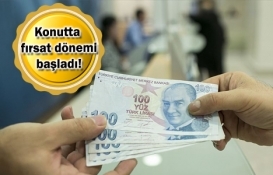 Düşen faizler bir ev parası az ödetecek!