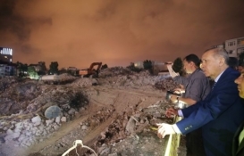 Cumhurbaşkanı Erdoğan Taksim Camisi inşaatını gezdi!