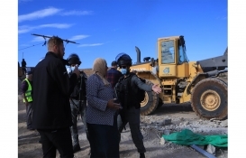 İsrail güçleri Batı Şeria'da 4 Filistinli aileyi evsiz bıraktı!