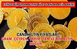 Altın fiyatlarında rüzgar tersine döndü! Kenarda 1 gram altını bile olanlar acil baksın! 22 Eylül 2022 altın fiyatları