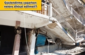 Depreme karşı tek önlem bina güçlendirme!