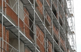 Şanlıurfa'da inşaat iskelesi çöktü: 4 yaralı!