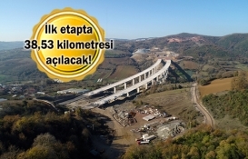 Kuzey Marmara Otoyolu'nun yüzde 85'i tamamlandı!