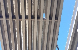 İzmir-Çandarlı Otoyolu'nun inşaatında kaza! 1 ölü!