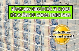 Kök aylığı 6 bin, 7 bin TL olan emekliler ne kadar maaş alacak? Emekli maaş zammında flaş gelişme! 