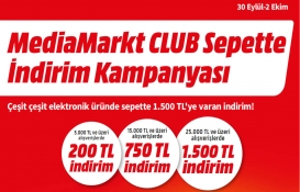MediaMarkt'tan CLUB üyelerine 1.500 TL’ye varan indirim fırsatı!