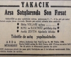 1954 yılında Yakacık'ta metrekaresi 6 liraya arsa!