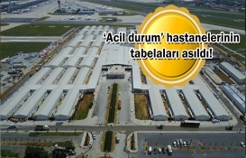 İstanbul'daki sahra hastanelerinin inşaatı tamamlanıyor!