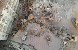 Elazığ'daki hasar ve yıkım drone ile takip ediliyor!