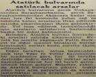 1945 yılında belediye Atatürk Bulvarı'nın etrafındaki arsaları satacakmış!