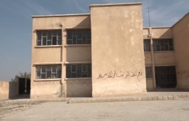 Terör örgütlerinin Rasulayn'da zarar verdiği okul onarıldı
