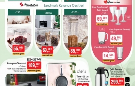 BİM’de 6’lı cam espresso bardağı 69 TL’ye, borcam fırın tepsisi 69 TL’ye, 9 parça mutfak seti 99 TL’ye düştü!