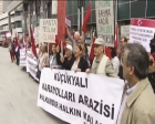 Küçükyalı Karayolları Arazisi ihalesi protesto edildi!