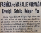 1952 yılında Topkapı'da mahalle kurmaya elverişli arazi satılacakmış!