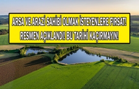 Milli Emlak, yüzde 20 indirim ve 8 taksitle 6 adet arsa ve araziyi satıyor! 160 bin TL'den başlayan fiyatlarla...