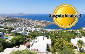 Yazlık lüks villaların haftalık kiraları 90 bin lira!
