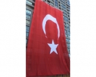 İncek Loft’ta 2400 metrekarelik dev Türk Bayrağı dalgalanıyor!