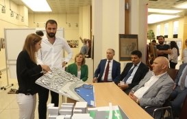 Kartal’ı tasarlayan mimarlık öğrencileri projelerini Altınok Öz’e sundu!