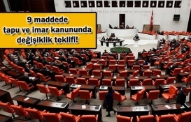 TBMM'de tapu ve imar kanununda değişiklik mesaisi!