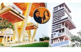 Dünyanın en zengin 9'uncu kişisi Mukesh Ambani'nin 27 katlı 1 milyar dolarlık evi!