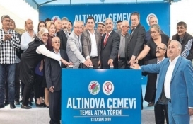 Altınova Cemevi'nin temeli atıldı!
