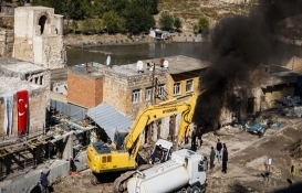 Hasankeyf’te tarihi çarşı boşaltıldı! Çarşı yıkılıyor!