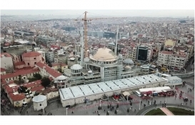 Taksim Cami'nin inşaatında son durum!
