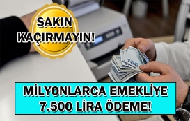 Emeklilere son dakika Ağustos müjdesi! Bu rekor promosyonu duyan kulaklarına inanamıyor! Hemen 7.500 lira alabilirsiniz!