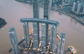Çin'in Raffles City Chongqing gökdeleni ziyaretçilere açılıyor!