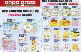 Anpa Gross’tan hesaplı anne ve bebek ürünleri! Anpa Gross 24 Eylül 2022 fiyat listesi