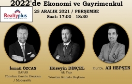 GAPAS Serbest Kürsü 2022'de Ekonomi ve Gayrimenkul etkinliği yarın!