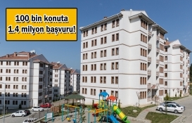 TOKİ 2020 ucuz konut kampanyasına 1.4 milyon başvuru!