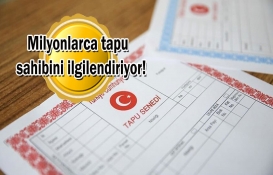 Tapu sahipleri dikkat! Siz de o vergiden muaf olabilirsiniz! 