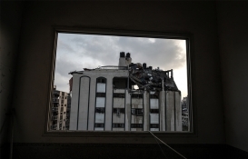 Gazze'de saldırı sonucu binalar ve yerleşim yerleri hasar gördü!