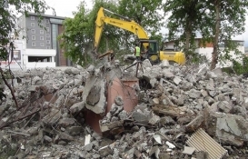 Adıyaman Halk Kütüphanesi'nin yıkımı tamam!