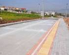 Başiskele'de beton yol çalışması!