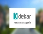 Dekar Asmalı Bahçe Şehir basın toplantısı 27 Eylül'de!