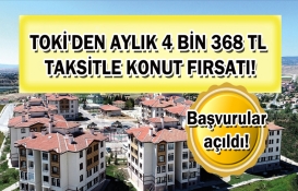 TOKİ'den ev sahibi olmak isteyenlere müjde! Aylık 4 bin 368 TL taksitle konut fırsatı! Başvurular az önce başladı!