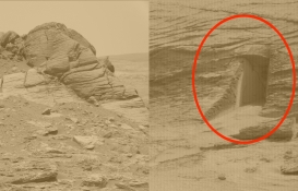 Mars'ta görüntülenen gizemli yapı görenleri şaşırttı! Ne olduğunu kimse açıklayamadı