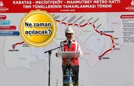 Kabataş-Mahmutbey Metro Hattı'nın tünel çalışması tamamlandı!