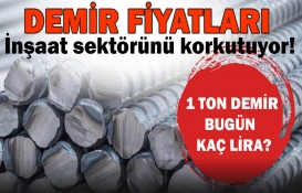Demir fiyatları inşaat sektörünü korkutuyor: 1 ton demir bugün kaç lira?
