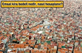 Emsal kira bedeline dikkat!