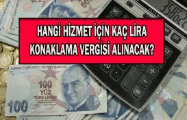 Konaklama vergisi 2023'te başlıyor! Hangi hizmetlerden konaklama vergisi alınacak? Kalem kalem hesaplandı!