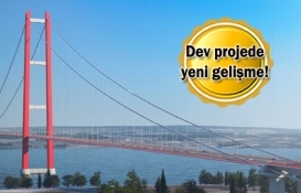 1915 Çanakkale Köprüsü'nde dev çelik şaftlar hazır!