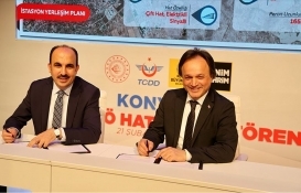 Konyaray Banliyö Hattı'nın protokolü imzalandı! 