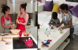 Ebru Şallı evinin kapılarını takipçilerine açtı!