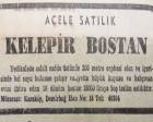 1948 yılında Yedikule'de 10 dönüm bostan, 18 bin liraya satılacakmış!