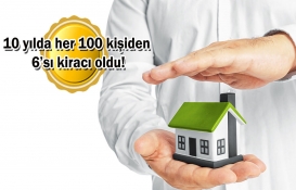 Her 100 kişiden 4’ü artık kendi evinde oturmuyor! Konut sahibi oranı 8 yıldır geriliyor, kiracı oranı 10 yıldır artıyor!